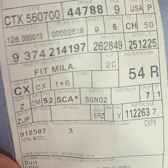 Ermenegildo Zegna Blazer size 54R additional photos may be included per request - Picture 10 of 12